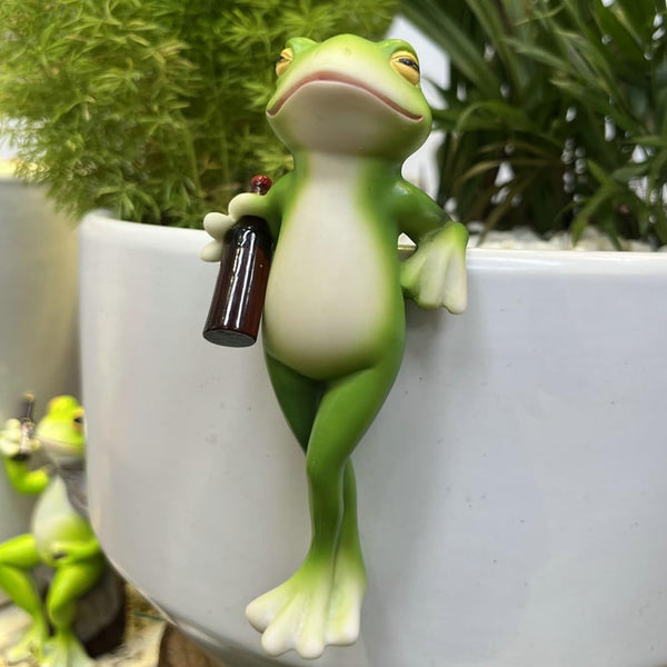Garden Frog Pot Hugger